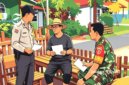 Ilustrasi Bhabinkamtibmas dan Babinsa dilibatkan menagih pajak - sukabumiheadline.com