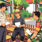 Ilustrasi Bhabinkamtibmas dan Babinsa dilibatkan menagih pajak - sukabumiheadline.com
