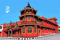 Ilustrasi Vihara Widhi Sakti Kota Sukabumi - sukabumiheadline.com