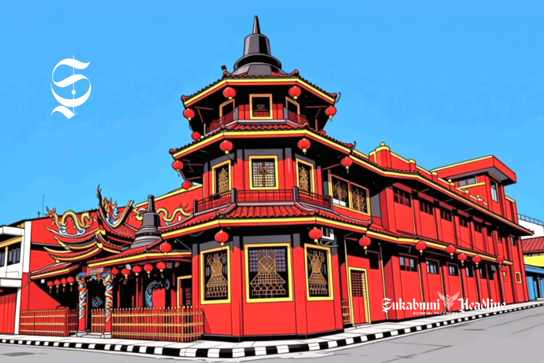 Memahami harmonisasi budaya di Chinatown Sukabumi 2 Ilustrasi Vihara Widhi Sakti Kota Sukabumi - sukabumiheadline.com