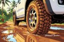 Ilustrasi ban mobil pickup anti selip - sukabumiheadline.com