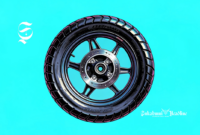 Ilustrasi ban motor skuter matik - sukabumiheadline.com