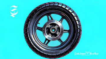 Ilustrasi ban motor skuter matik - sukabumiheadline.com