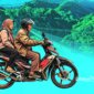 Ilustrasi berwisata ke Jembatan Gantung Situ Gunung Sukabumi naik motor - sukabumiheadline.com