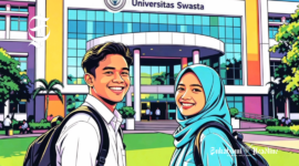 Ilustrasi kampus swasta di Indonesia - sukabumiheadline.com