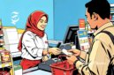 Ilustrasi kasir minimarket - sukabumiheadline.com