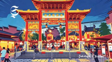 Ilustrasi kawasan Chinatown - sukabumiheadline.com