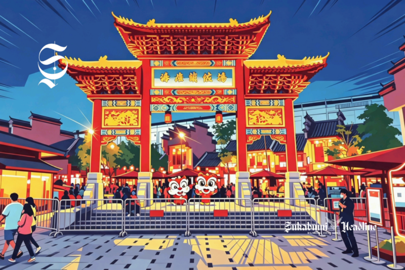 Ilustrasi kawasan Chinatown - sukabumiheadline.com