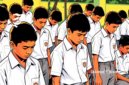 Ilustrasi pelajar SMA sedang bersedih - sukabumiheadline.com