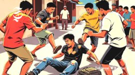 Ilustrasi pengeroyokan - sukabumiheadline.com