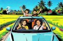 Ilustrasi sekeluarga melakukan perjalanan menuju tempat wisata - sukabumiheadline.com