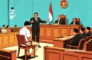 Ilustrasi seorang warga miskin menjadi terdakwa di pengadilan - sukabumiheadline.com