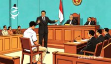 Ilustrasi seorang warga miskin menjadi terdakwa di pengadilan - sukabumiheadline.com