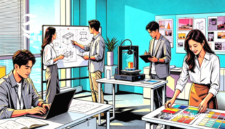 Ilustrasi suasana kerj di kantor - sukabumiheadline.com