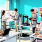 Ilustrasi suasana kerj di kantor - sukabumiheadline.com