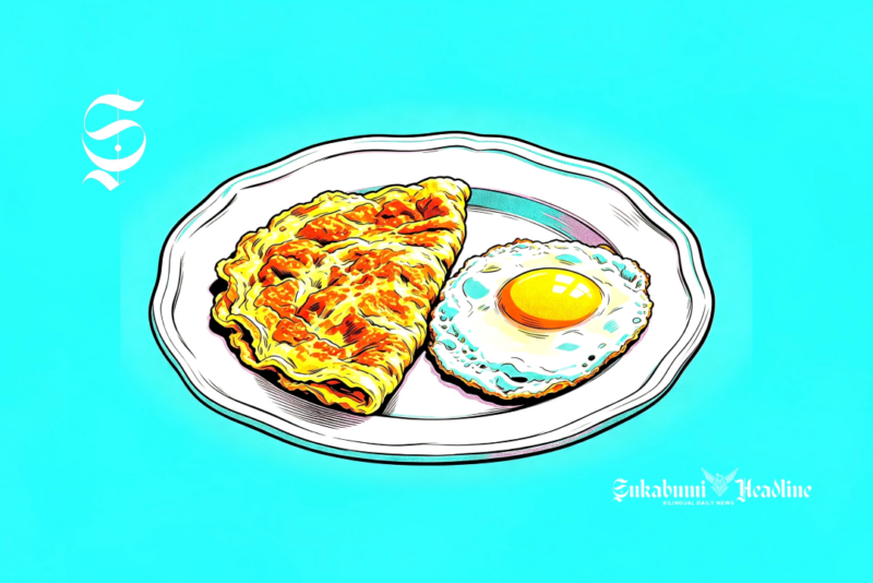Ilustrasi telur dadar dan telur ceplok - sukabumiheadline.com