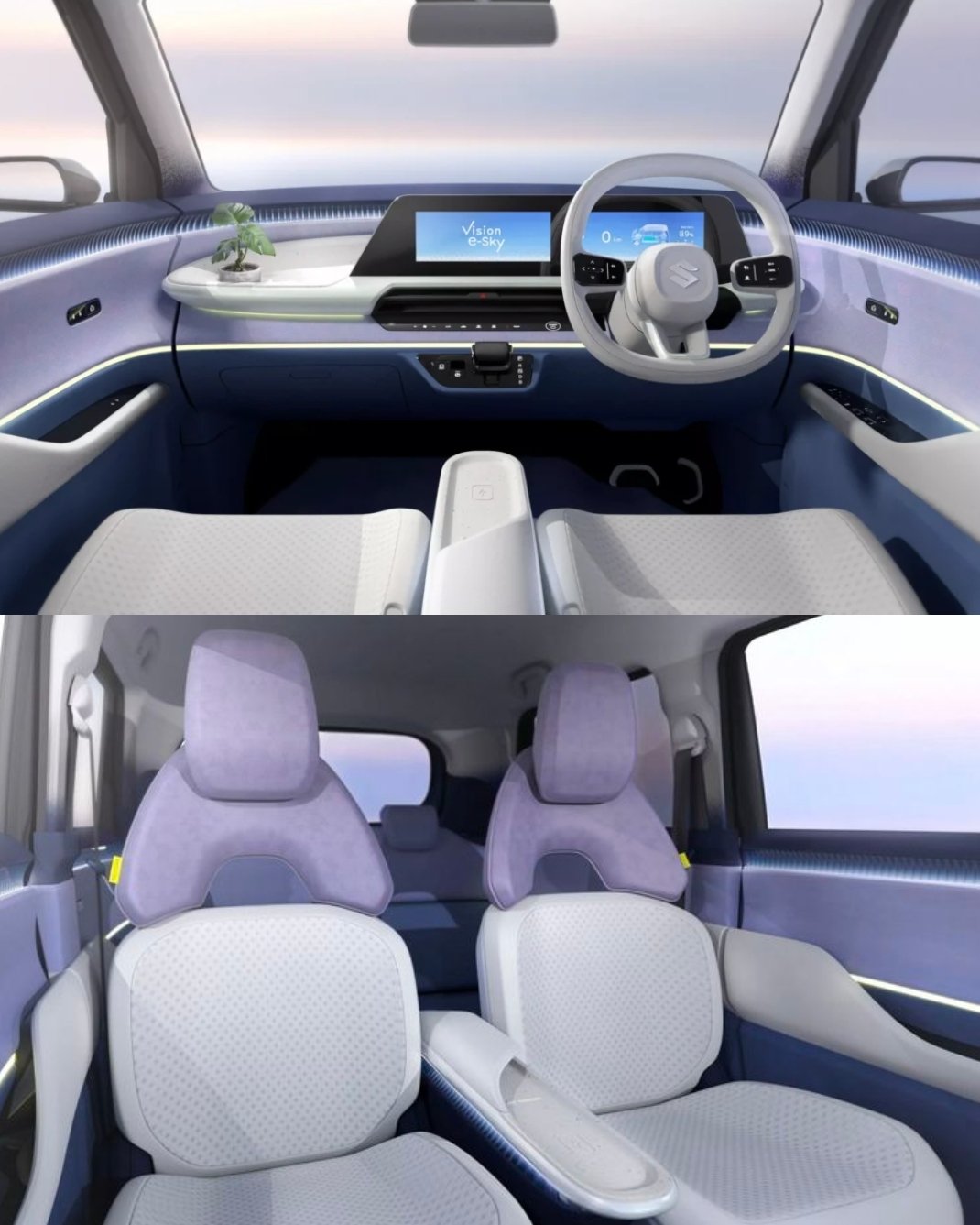 Interior Suzuki Vision e-Sky