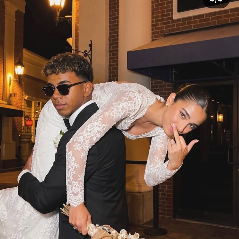 Lamine Yamal dan Ines Garcia Santos - Instagram