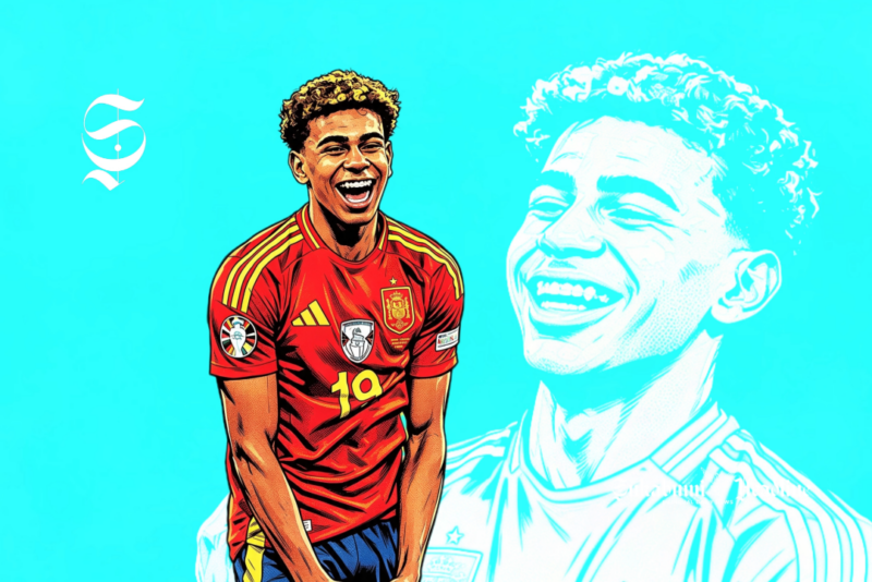 Lamine Yamal, pemain Barcelona dan Timnas Spanyol - Ilustrasi sukabumiheadline.com