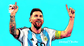 Lionel Messi bintang Timnas Argentina - Ilustrasi sukabumiheadline.com