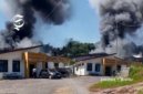Pantulan sinar matahari picu kebakaran gudang RSUD Sekarwangi Sukabumi - Ist