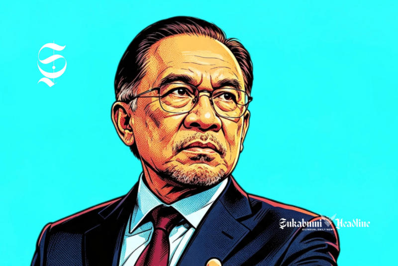 Perdana Menteri Malaysia Anwar Ibrahim - Ilustrasi sukabumiheadline.com