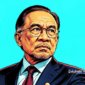 Perdana Menteri Malaysia Anwar Ibrahim - Ilustrasi sukabumiheadline.com