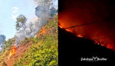 Puncak Habibie terbakar - Ist