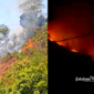 Puncak Habibie terbakar - Ist