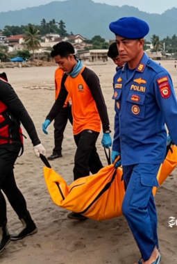 Ahmad Nadif Fadilah asal Jakarta ditemukan tewas di Pantai Karangnaya Sukabumi