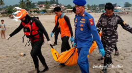 Ahmad Nadif Fadilah asal Jakarta ditemukan tewas di Pantai Karangnaya Sukabumi - Tim SAR