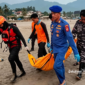 Ahmad Nadif Fadilah asal Jakarta ditemukan tewas di Pantai Karangnaya Sukabumi - Tim SAR