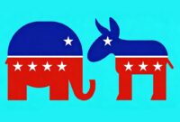 Gajah logo Partai Republik vs Kuda logo Partai Demokrat - Ist