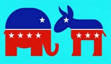 Gajah logo Partai Republik vs Kuda logo Partai Demokrat - Ist
