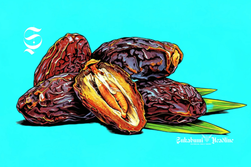 Ilustrasi buah kurma - sukabumiheadline.com