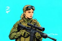 Ilustrasi tentara perempuan sniper - sukabumiheadline.com