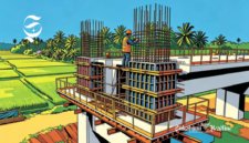Ilustrasi proyek pembangunan konstruksi jembatan - sukabumiheadline.com