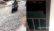 Jalan Kabupaten Sukabumi rusak di Gegerbitung - Akbar Bahari