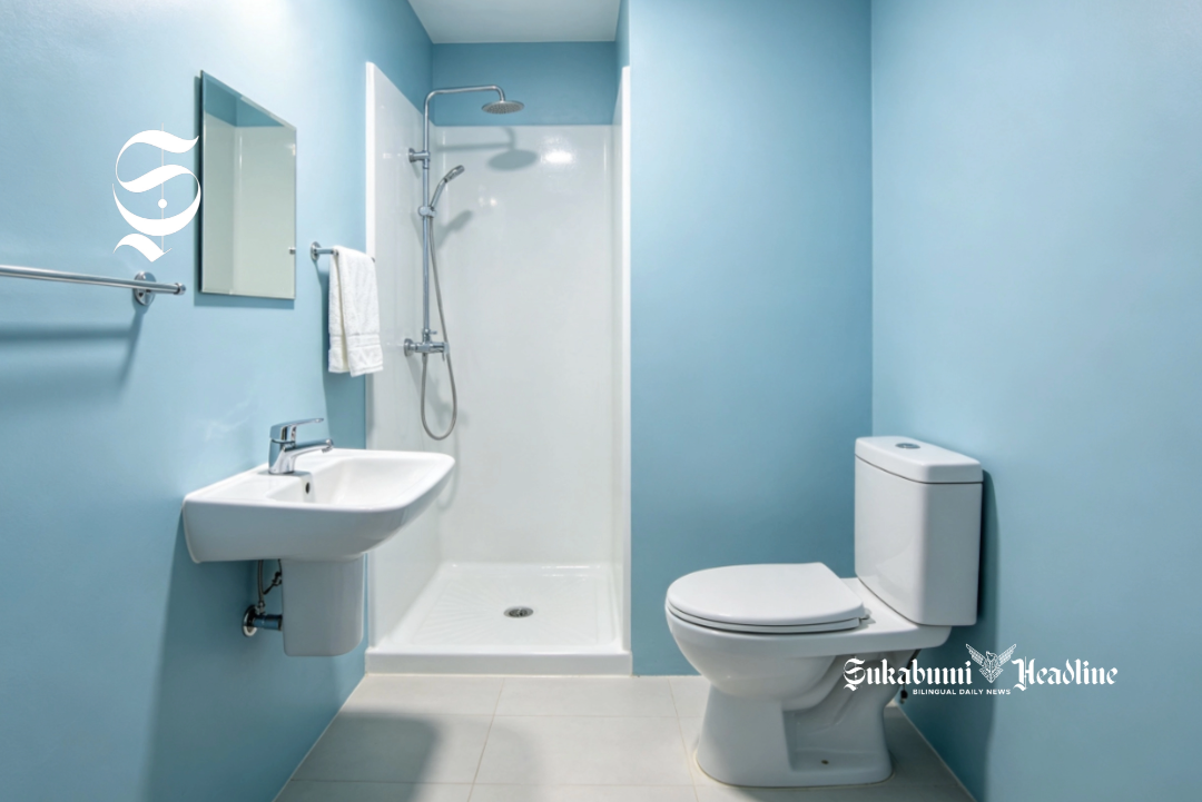 Model desain kamar mandi 1,5 x 1,5 meter, sehat, nyaman, higienis, elegan dan minimalis - sukabumiheadline.com