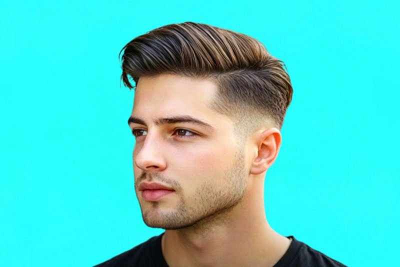 Model rambut comb over - Ist
