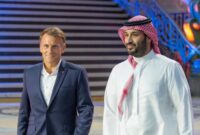 Putra Mahkota Arab Saudi Mohammed bin Salman diterima Presiden Prancis Emmanuel Macron - Saudi Gazette