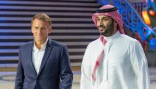Putra Mahkota Arab Saudi Mohammed bin Salman diterima Presiden Prancis Emmanuel Macron - Saudi Gazette