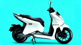 Tampak depan Motor Listrik Nasional atau MoLiNas ALVA N3 - Ist