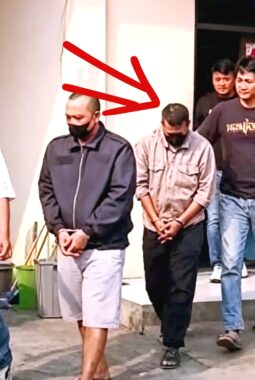 Kades Tamanjaya Sukabumi positif narkoba, tertunduk lesu digiring polisi