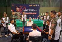 74 tim ikuti turnamen domino Sukabumi - Kodim 0607/Sukabumi