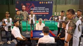 74 tim ikuti turnamen domino Sukabumi - Kodim 0607/Sukabumi