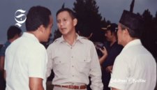 Ampi Tanoedjiwa (kiri) dan Prabowo Subianto (tengah) - Reproduksi sukabumiheadline.com