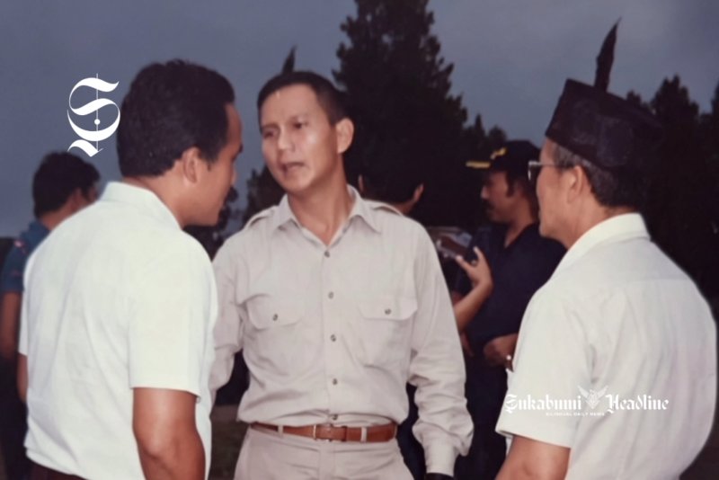 Ampi Tanoedjiwa (kiri) dan Prabowo Subianto (tengah) - Reproduksi sukabumiheadline.com