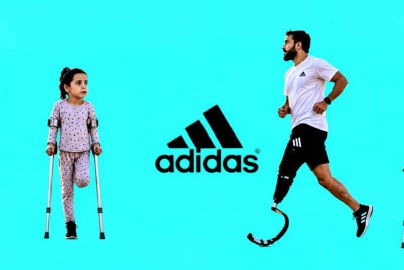 Iklan kaki palsu Adidas - Ist