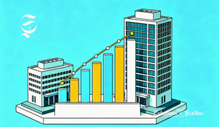 Ilustrasi grafik pertumbuhan ekonomi - sukabumiheadline.com